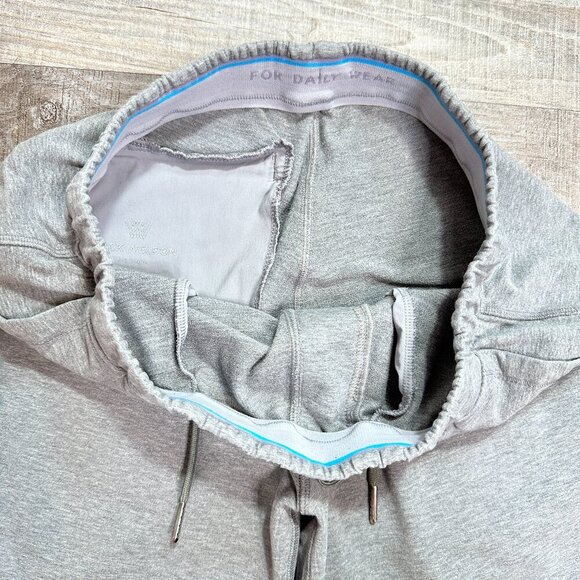 Mack Weldon Sweatpants Mens Sz M x 29" Heather Gray Tapered Drawstring Pockets - Picture 13 of 14
